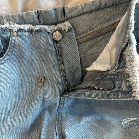 Out Too Late Mid Rise Straight Leg Jeans Vintage Mid Blue - Read description - Picture 3 of 5